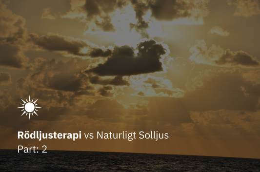 Rödljusterapi eller naturligt solljus
